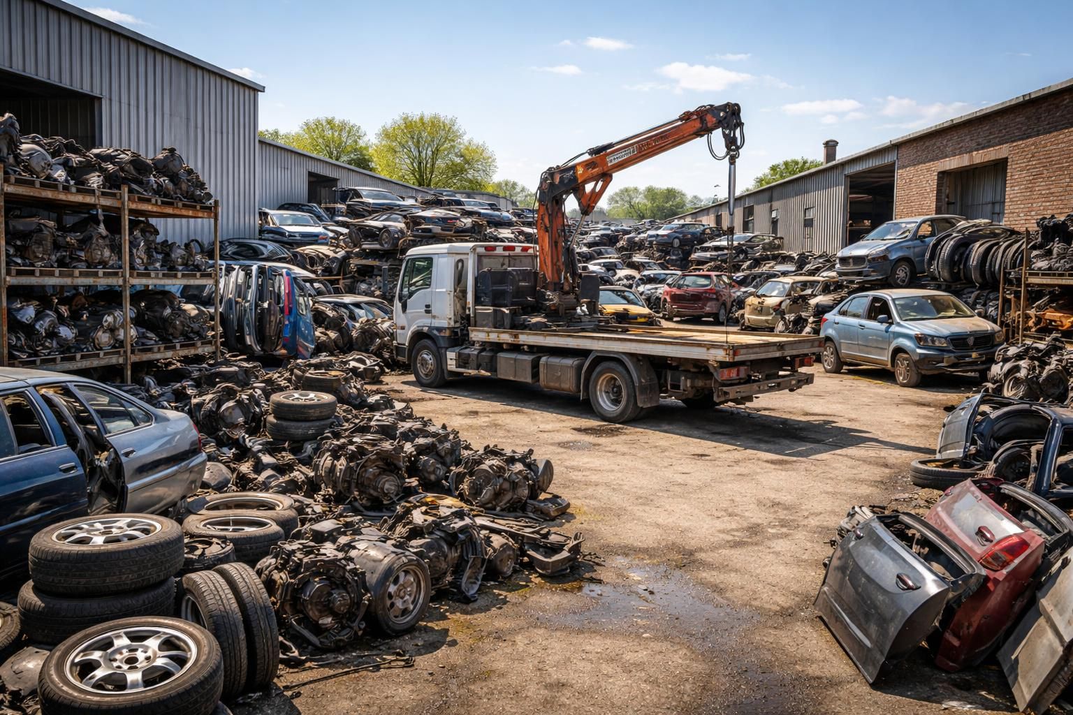 grez pièces auto : spécialiste en casse automobile, enlèvement d’épaves et vente de pièces détachées d'occasion de qualité pour tous types de véhicules.