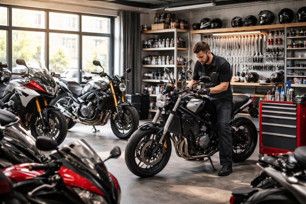 trouvez le meilleur garage moto près de chez vous pour des réparations rapides et un service de qualité. expertise et proximité garantis pour votre moto.